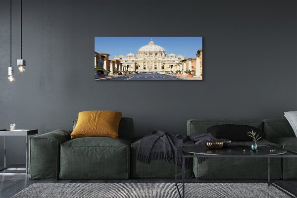 Tablouri canvas Catedrala Roma străzi clădiri