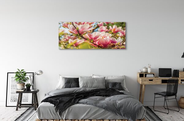 Tablouri canvas magnolie roz