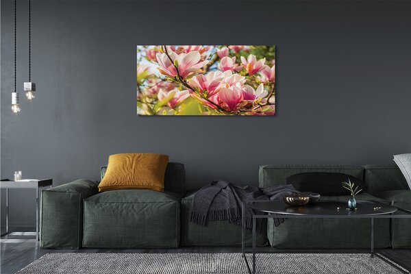 Tablouri canvas magnolie roz