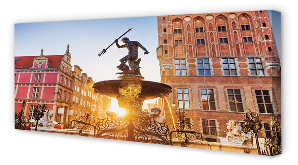 Tablouri canvas Gdańsk Fountain Memorial