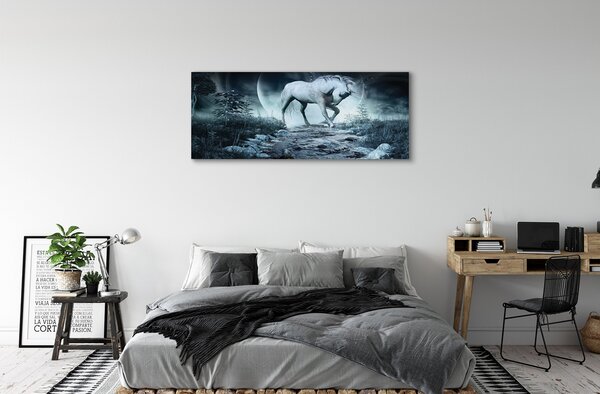 Tablouri canvas Forest Unicorn Moon