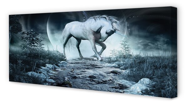 Tablouri canvas Forest Unicorn Moon