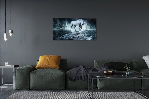 Tablouri canvas Forest Unicorn Moon