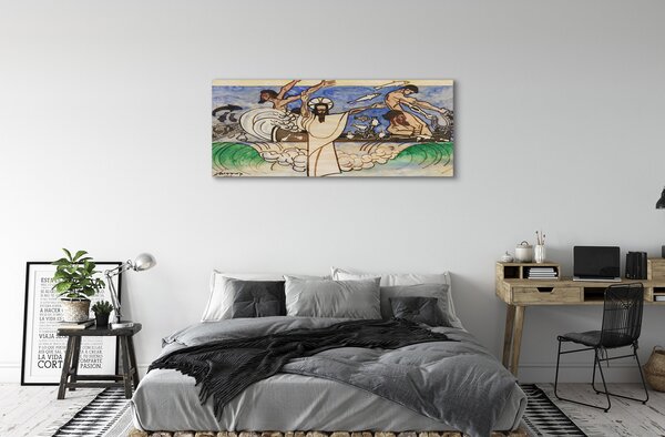 Tablouri canvas mare Isus schiță