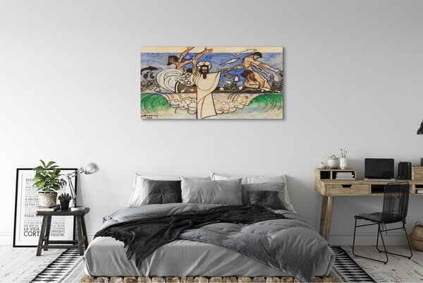Tablouri canvas mare Isus schiță