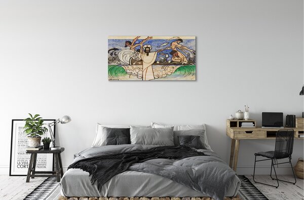Tablouri canvas mare Isus schiță