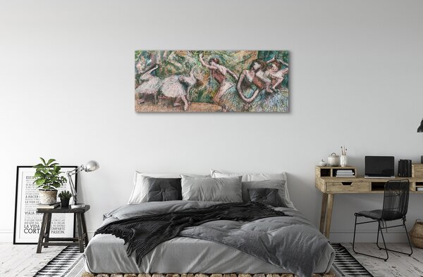 Tablouri canvas Schița o pădure dans femeie