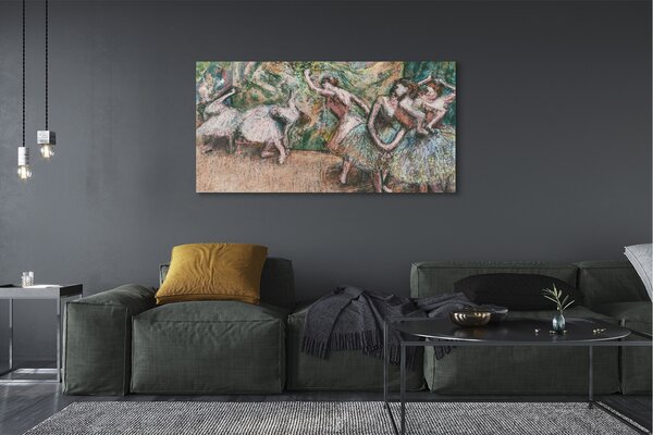 Tablouri canvas Schița o pădure dans femeie