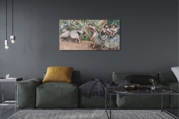 Tablouri canvas Schița o pădure dans femeie