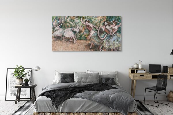 Tablouri canvas Schița o pădure dans femeie