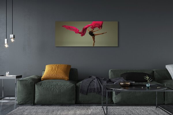 Tablouri canvas Material roz Ballerina