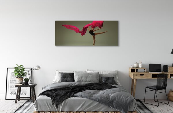 Tablouri canvas Material roz Ballerina