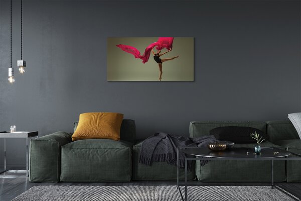 Tablouri canvas Material roz Ballerina