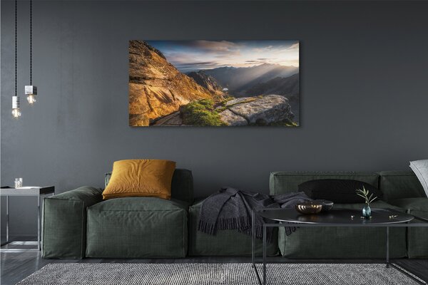 Tablouri canvas Mountain Sunrise