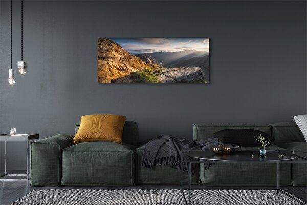 Tablouri canvas Mountain Sunrise