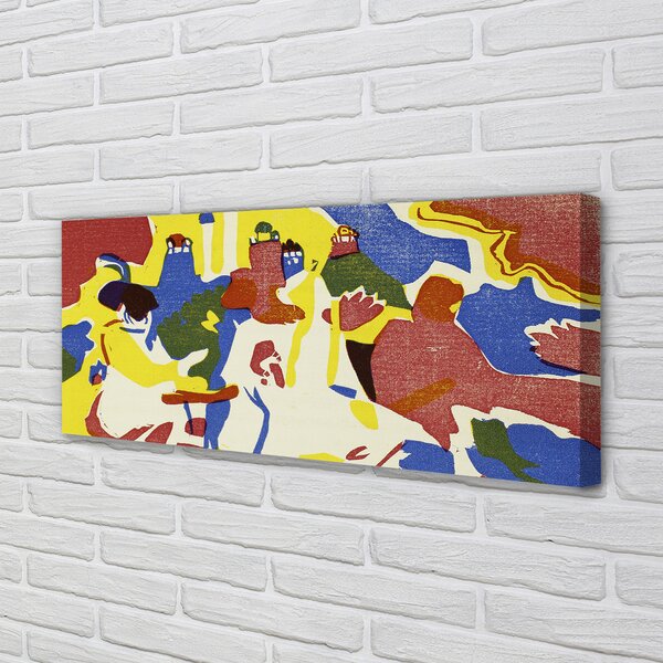 Tablouri canvas Abstracție peisaj
