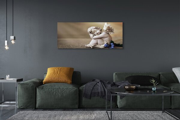 Tablouri canvas Sleeping placi de flori înger