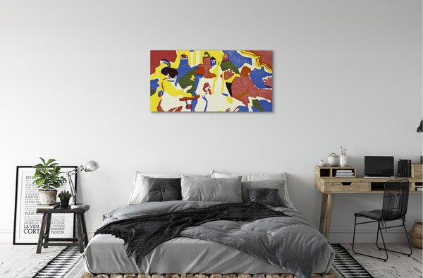 Tablouri canvas Abstracție peisaj