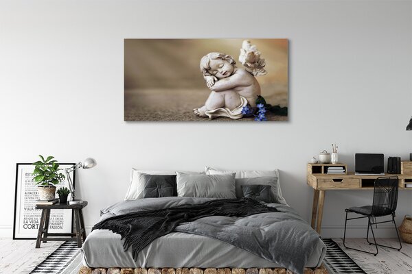 Tablouri canvas Sleeping placi de flori înger