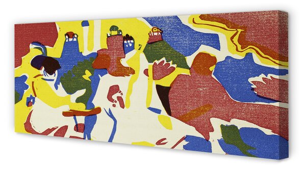 Tablouri canvas Abstracție peisaj