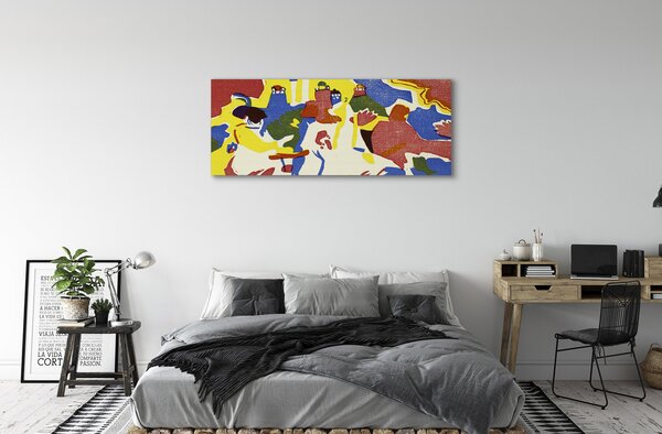 Tablouri canvas Abstracție peisaj