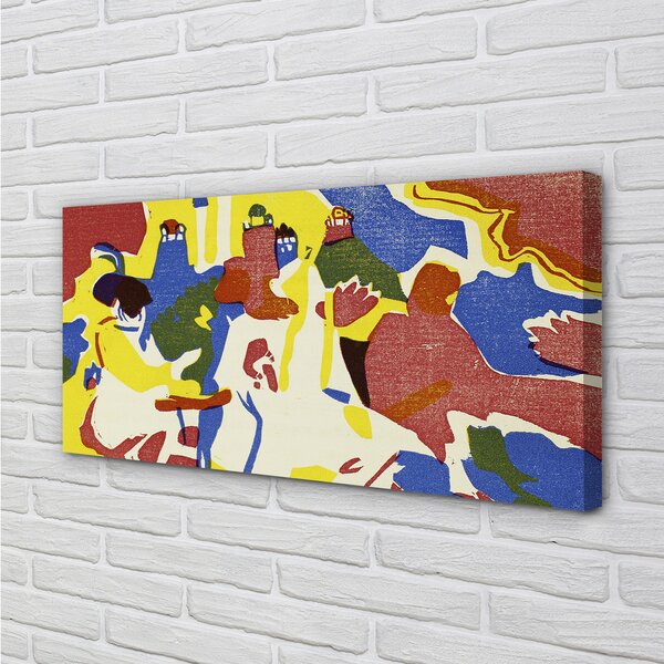 Tablouri canvas Abstracție peisaj