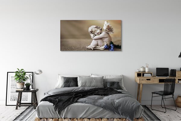 Tablouri canvas Sleeping placi de flori înger