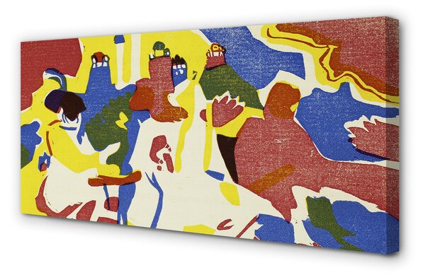 Tablouri canvas Abstracție peisaj