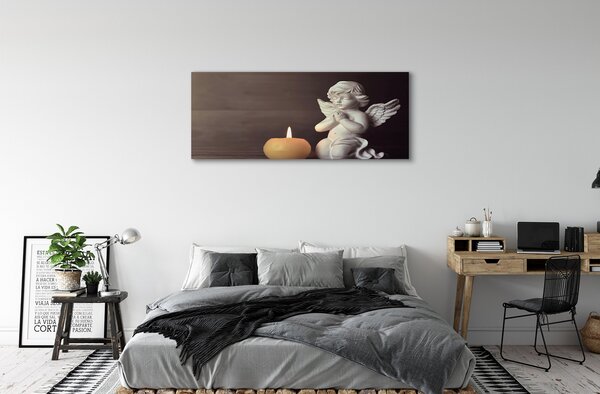 Tablouri canvas Rugăciunea înger lumânare