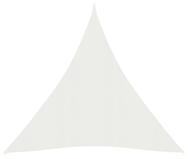 Pânză parasolar, alb, 4x5x5 m, HDPE, 160 g/m²