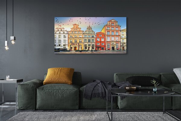 Tablouri canvas Gdańsk clădiri vechi oraș