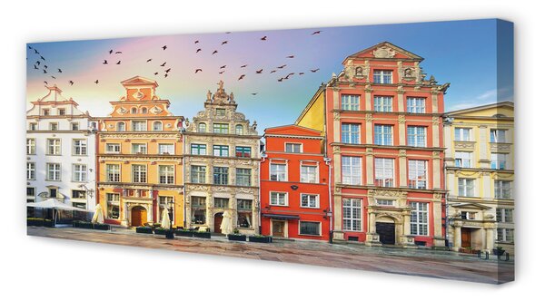 Tablouri canvas Gdańsk clădiri vechi oraș