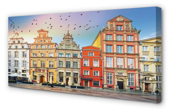 Tablouri canvas Gdańsk clădiri vechi oraș