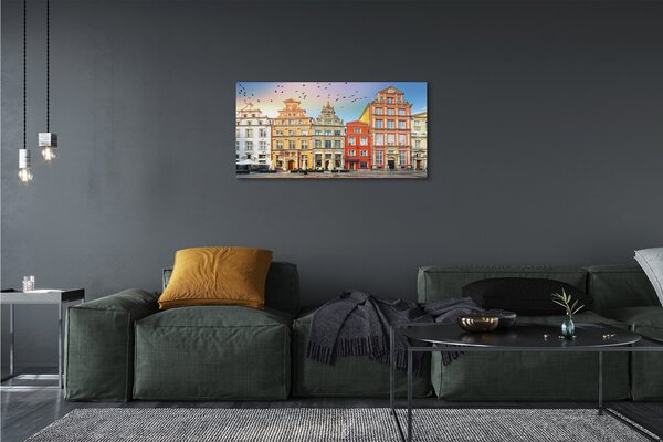 Tablouri canvas Gdańsk clădiri vechi oraș