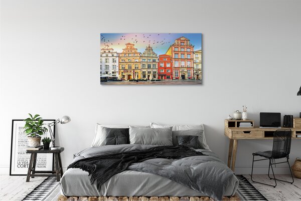 Tablouri canvas Gdańsk clădiri vechi oraș