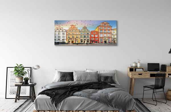 Tablouri canvas Gdańsk clădiri vechi oraș