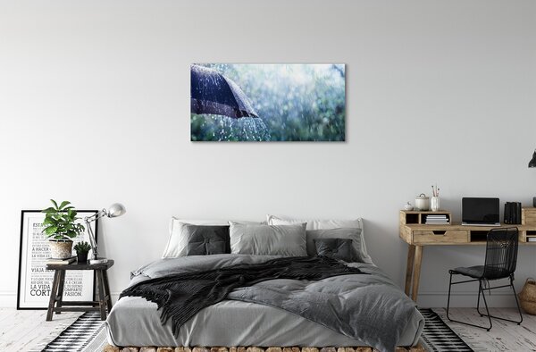 Tablouri canvas picături de ploaie Umbrella