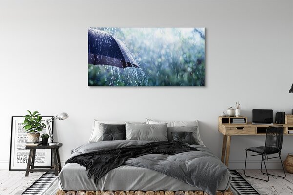 Tablouri canvas picături de ploaie Umbrella