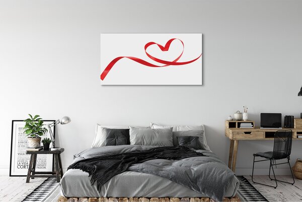 Tablouri canvas inima panglică
