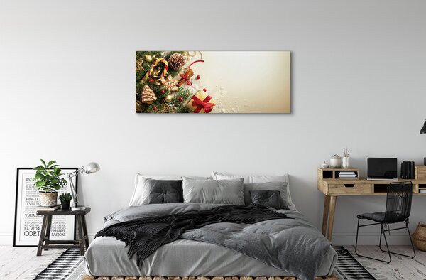 Tablouri canvas Nuiele Cadouri de turtă dulce conuri