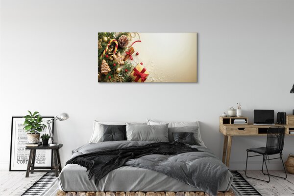 Tablouri canvas Nuiele Cadouri de turtă dulce conuri