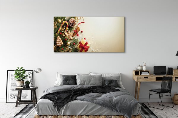 Tablouri canvas Nuiele Cadouri de turtă dulce conuri