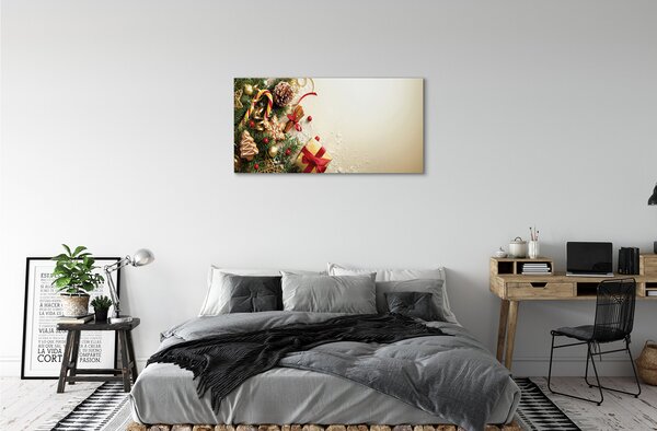 Tablouri canvas Nuiele Cadouri de turtă dulce conuri