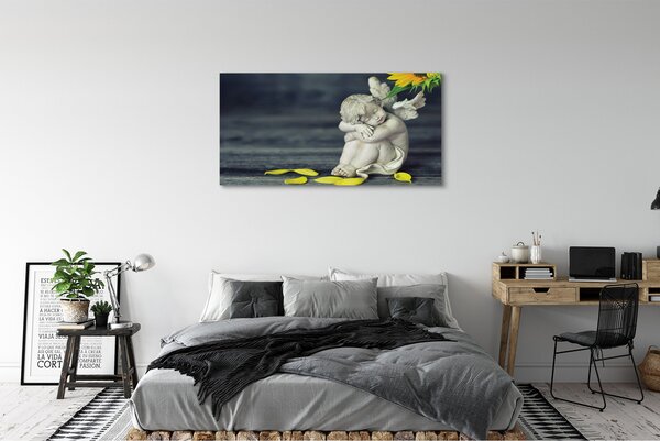 Tablouri canvas Adormit înger de floarea-soarelui