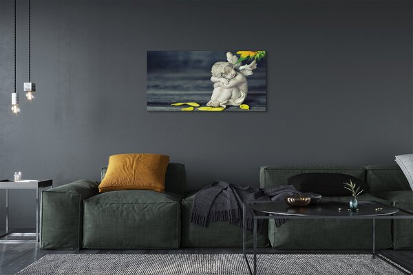 Tablouri canvas Adormit înger de floarea-soarelui