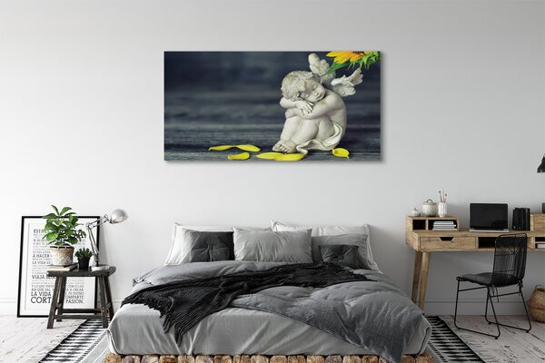 Tablouri canvas Adormit înger de floarea-soarelui