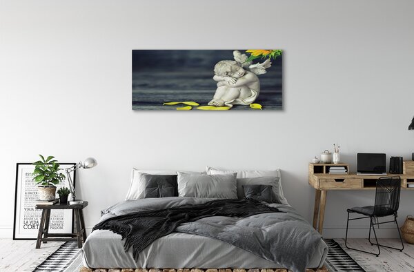 Tablouri canvas Adormit înger de floarea-soarelui