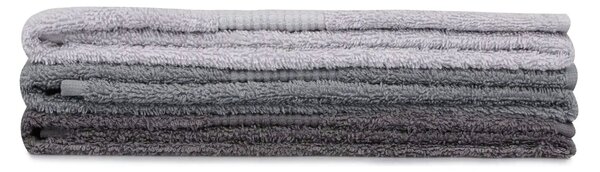 Set 3 prosoape baie 404, gri, bumbac, 50x90 cm