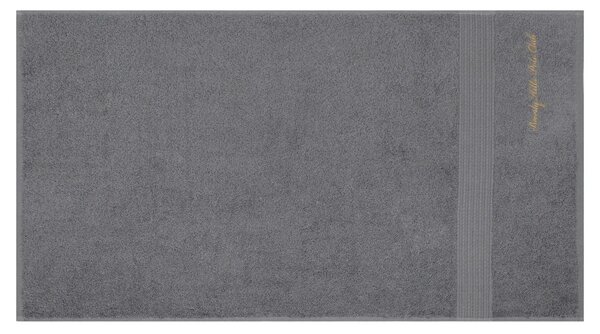 Set 3 prosoape baie 404, gri, bumbac, 50x90 cm