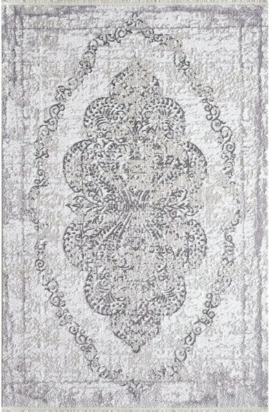 Covor JASMINE 1423, 160x230 cm, forma dreptunghiulara, poliester, gri/